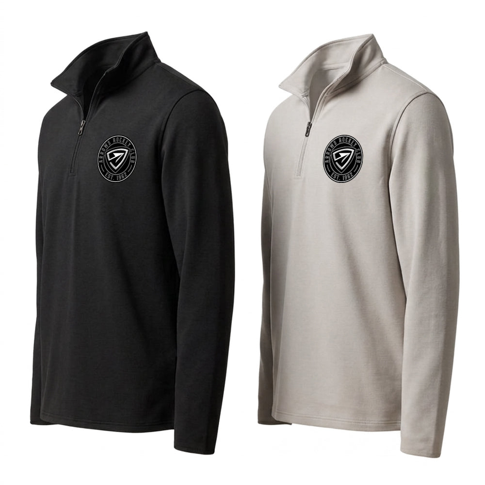 Arrows Hockey | Premium Performance Stretch 1/4 Zip Embroidered Sweatshirt