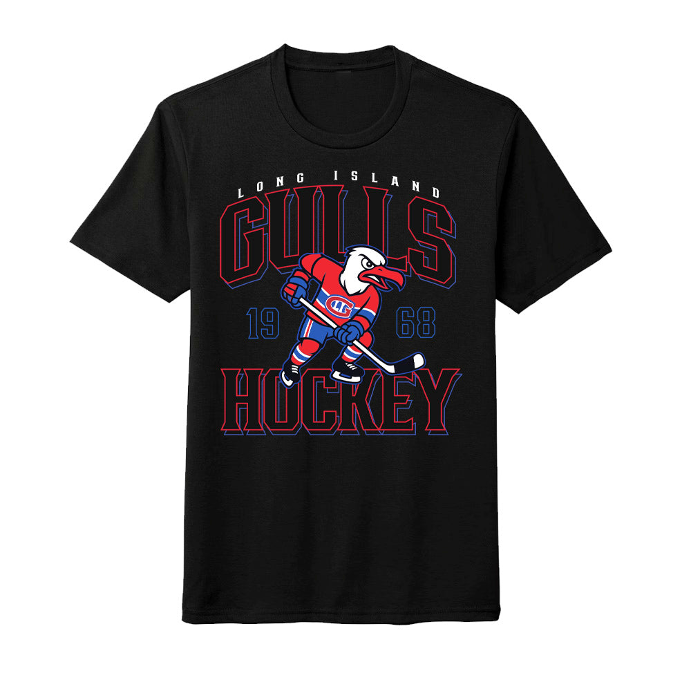Gulls Hockey | Seagull Tee (Black)