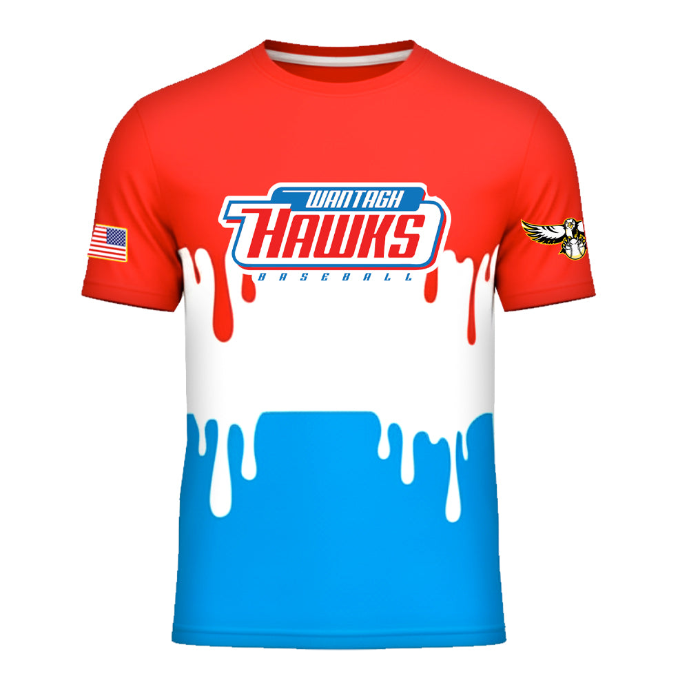 Wantagh Hawks | Bomb Pop Drip Tee