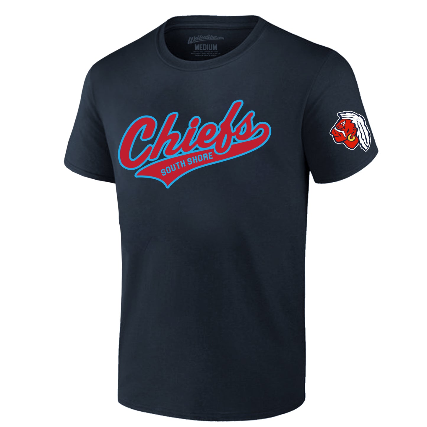 SS Chiefs | Script Tee (Navy)