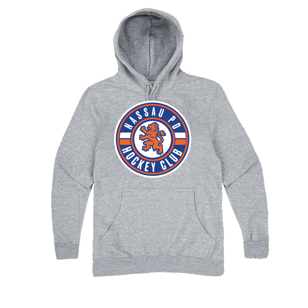 NCPD Hockey | Circle Logo Hoodie (Grey)