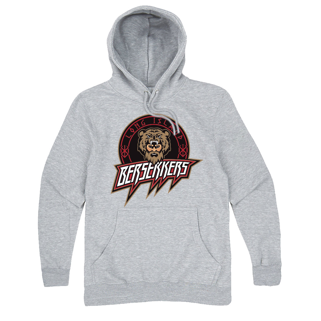 Berserkers | Fan Primary Logo Hoodie - Grey