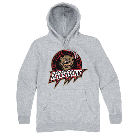 Berserkers | Fan Primary Logo Hoodie - Grey