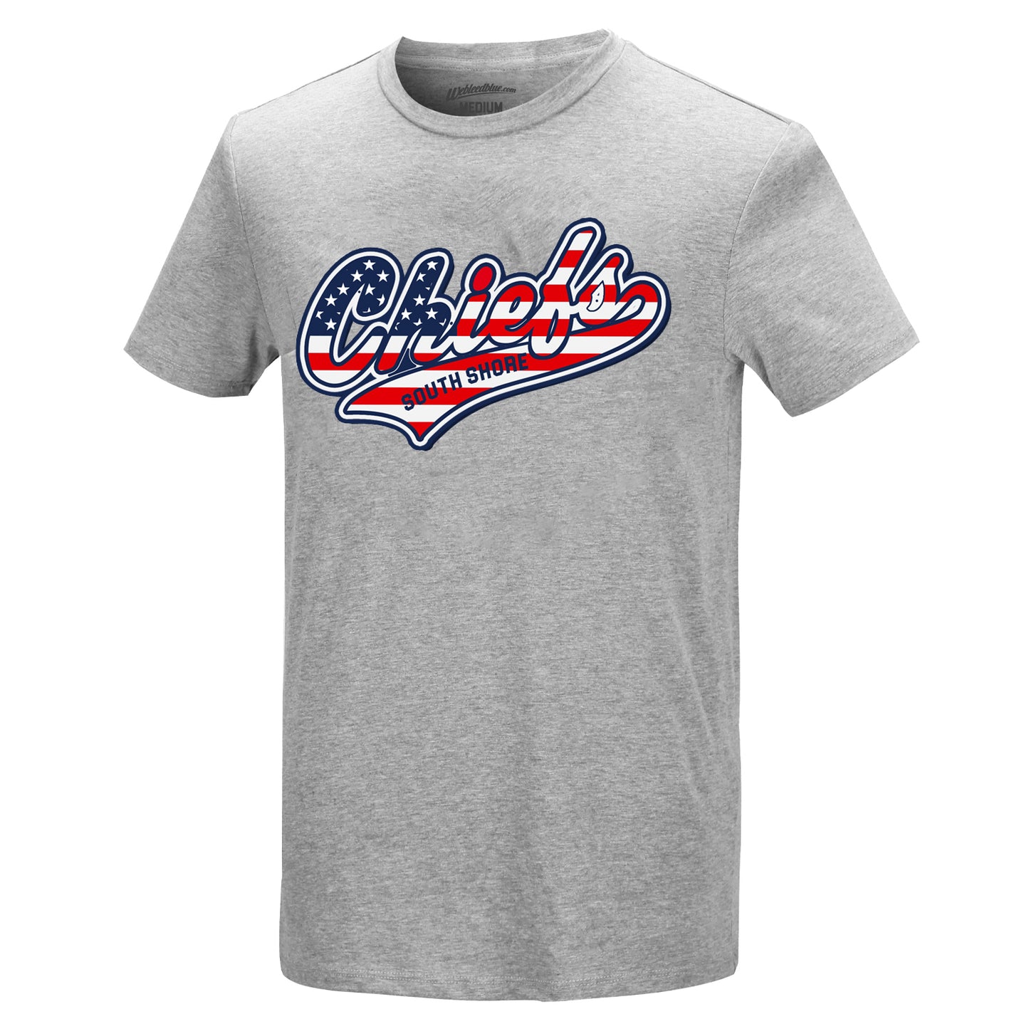 SS Chiefs | Script USA Tee (Grey)