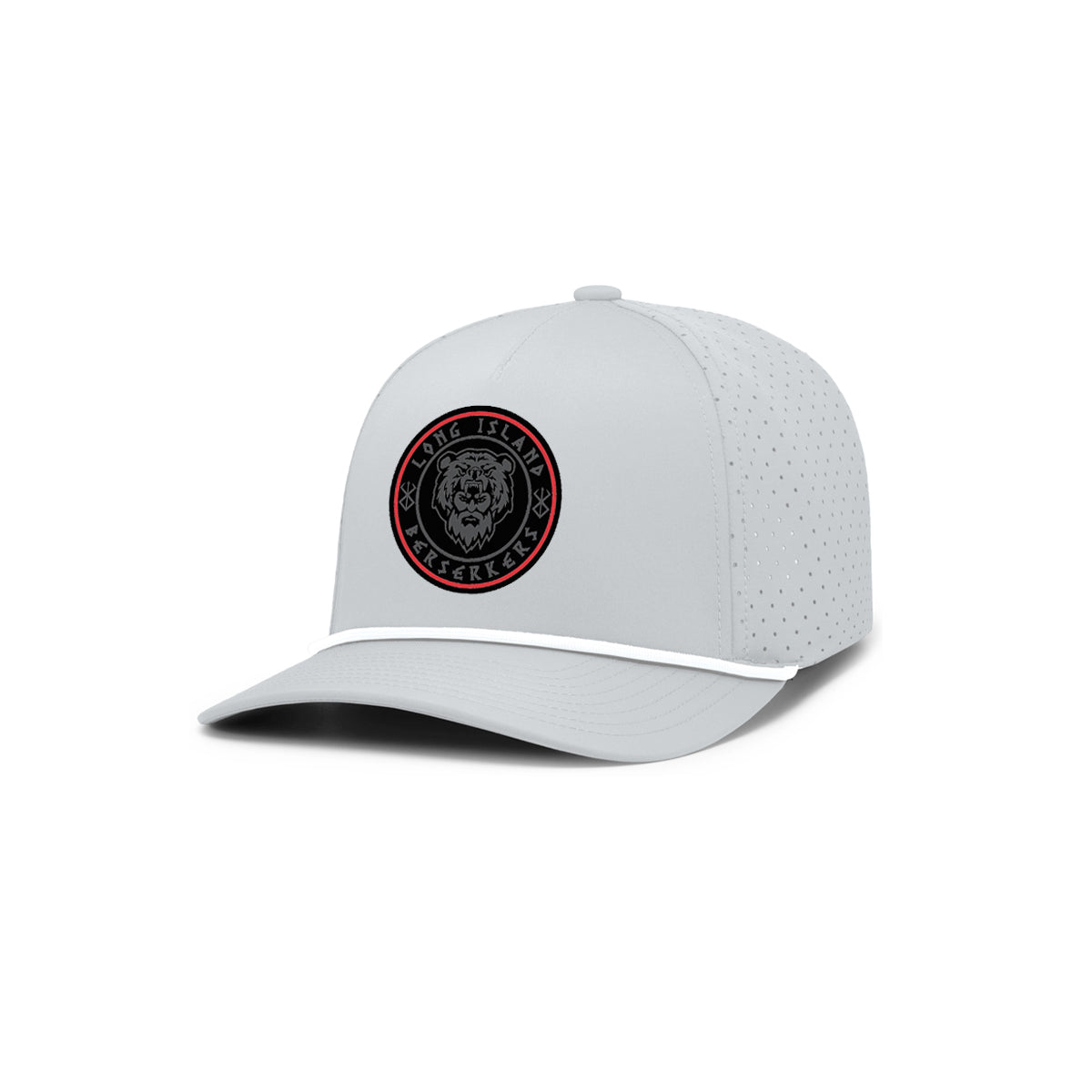Berserkers | PVC Logo Rope Performance Cap (Light Grey)