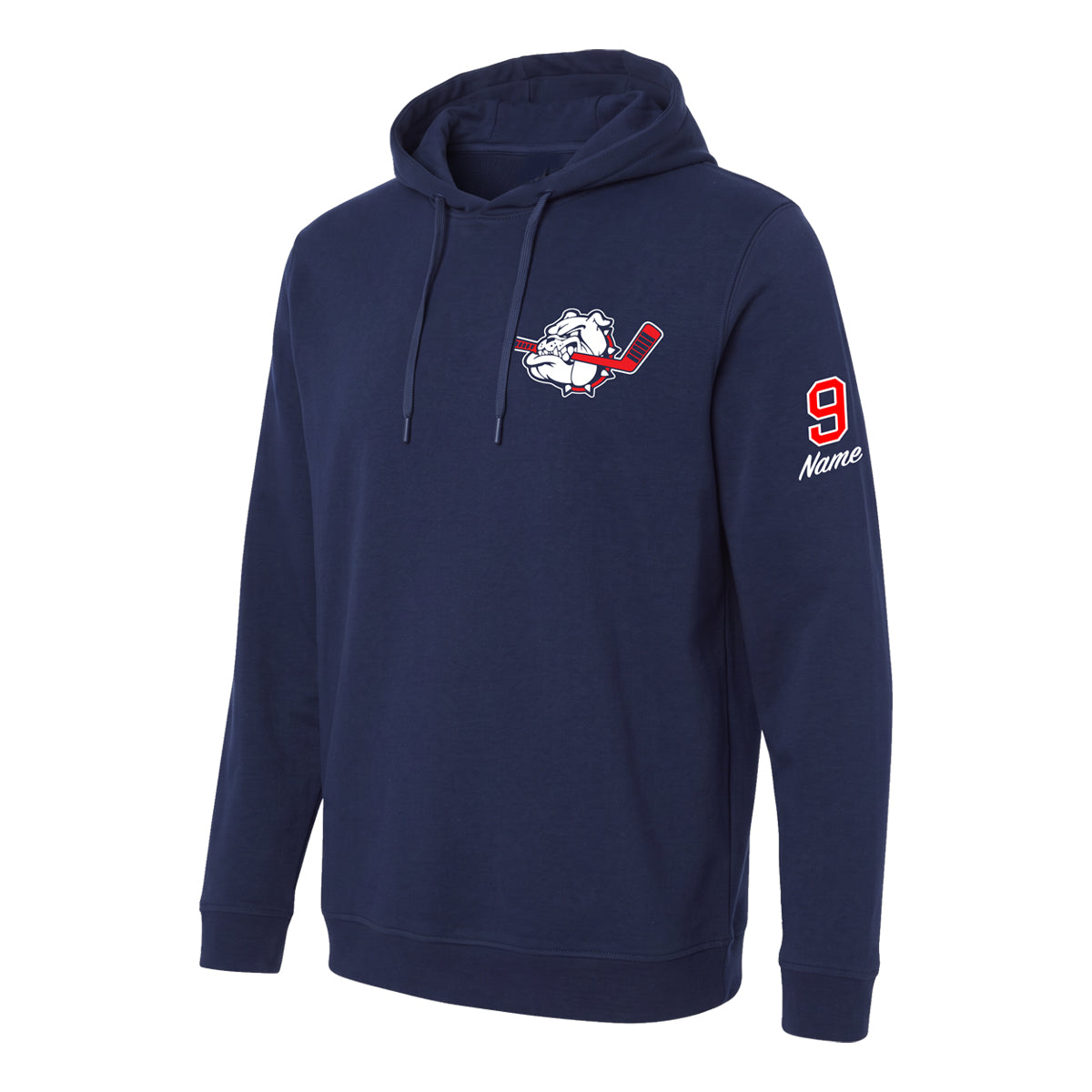 BM Bulldogs | Varsity Team Performance Stretch Hoodie (Navy)