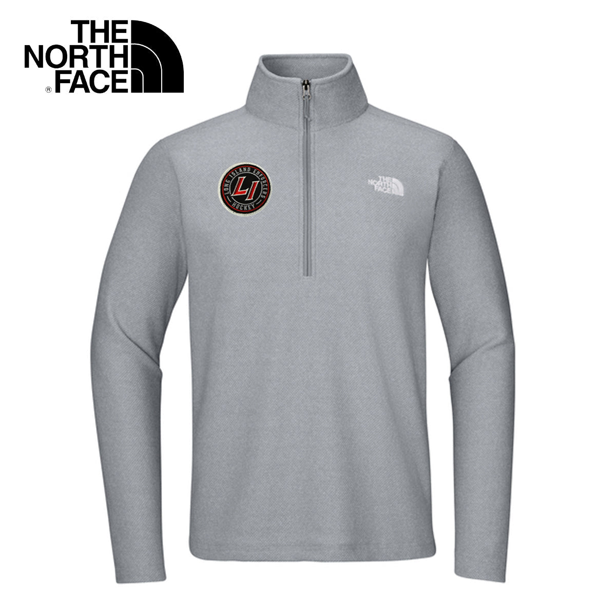Enforcers | North Face® Textured Half Zip (Grey)