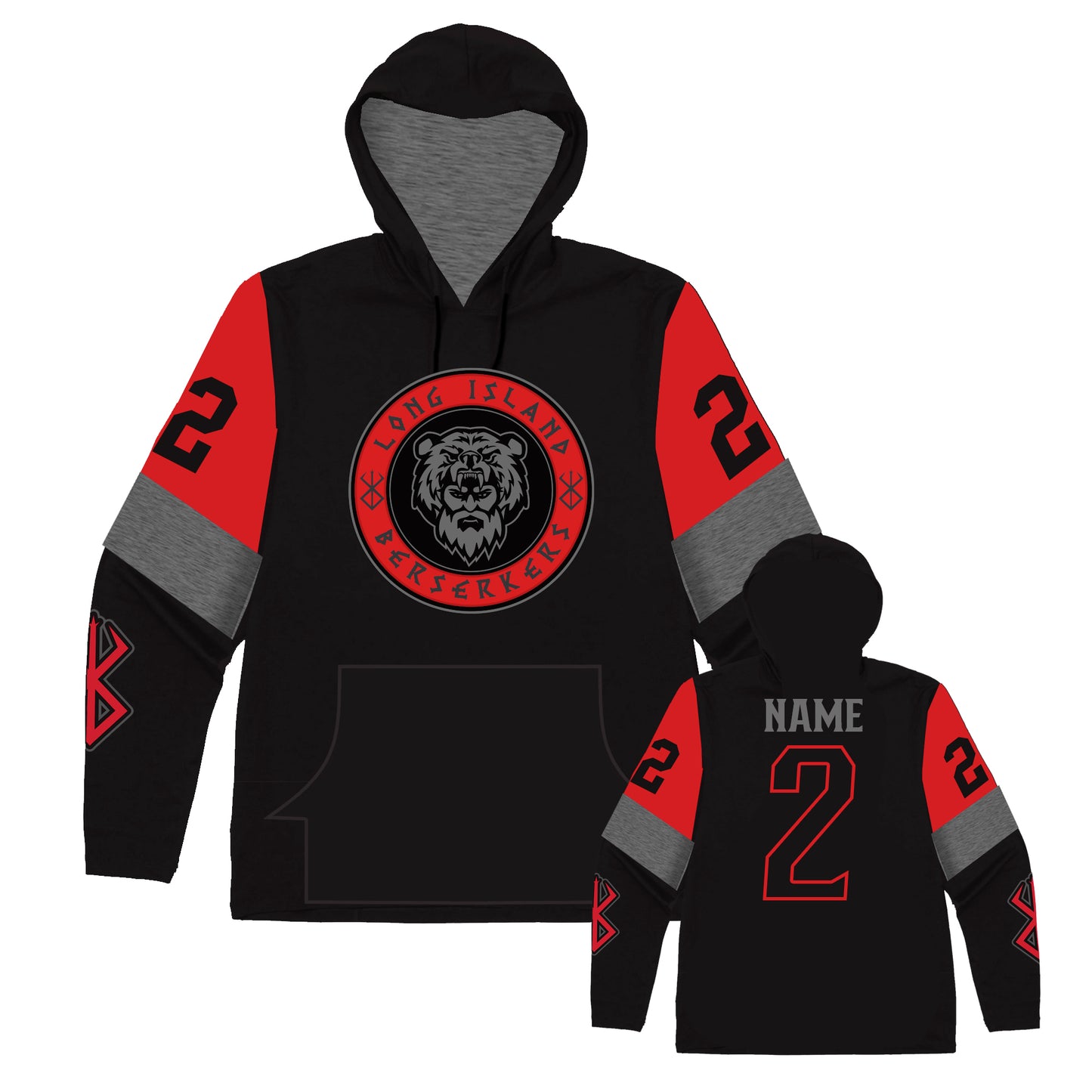 Berserkers | Sublimated Performance Fleece Hoodie