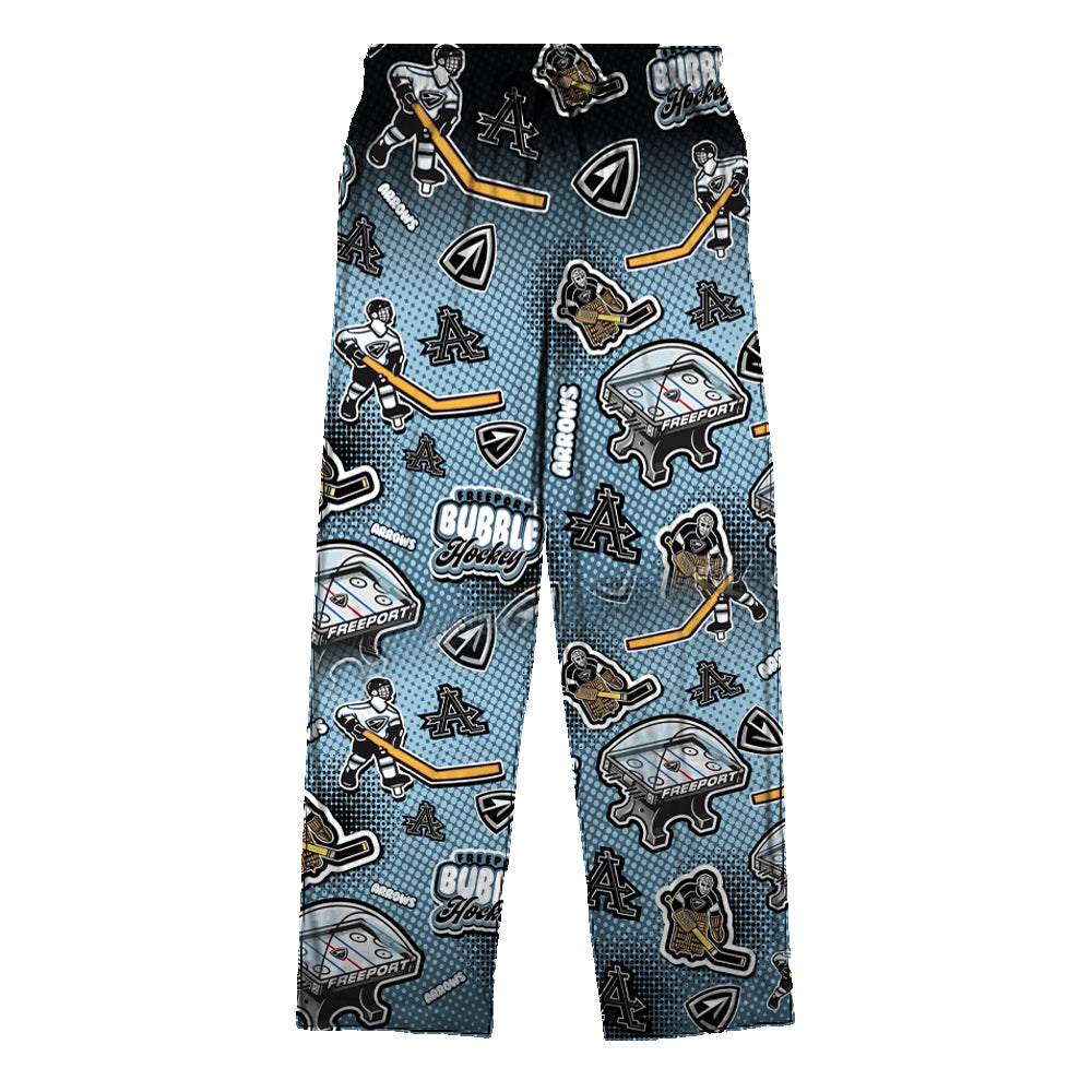 Arrows | Freeport Bubble Hockey Fleece Pajama Pant