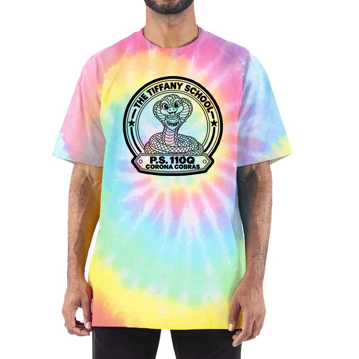 P.S. 110 - Printed Tie Dye Tee