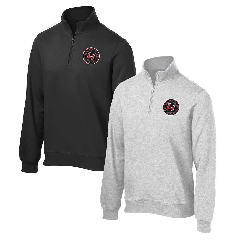 LI Enforcers | 1/4 Zip Embroidered Sweatshirt