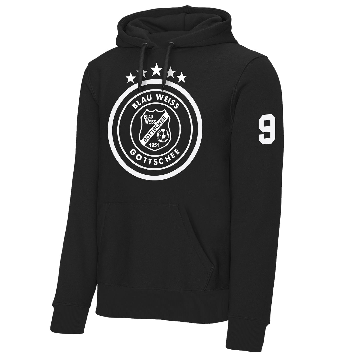 BW Gottschee | Circle Crest Hoodie (Black)
