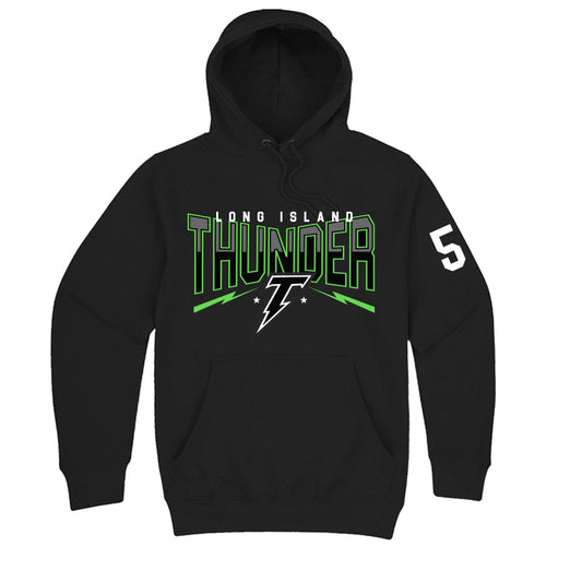 Thunder | 2-Tone Wordmark Hoodie (Black)