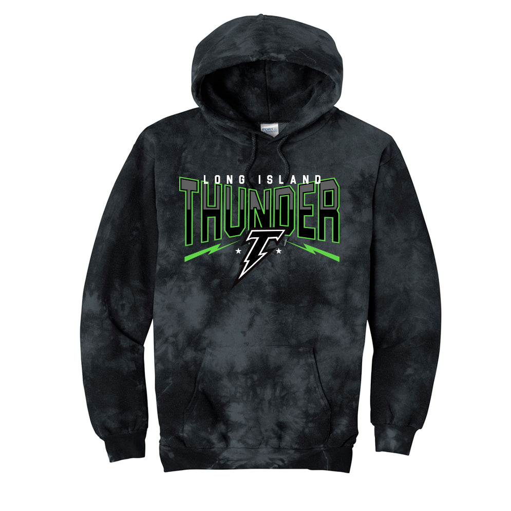 Thunder | 2-Tone Tie Dye Hood (Black)