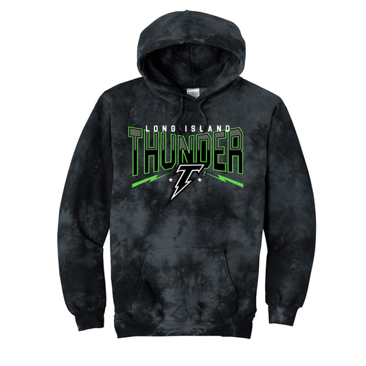 Thunder | 2-Tone Tie Dye Hood (Black)