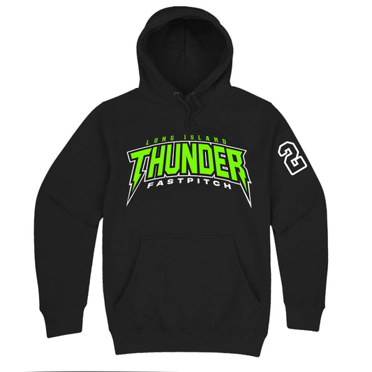 LI Thunder | Logo Arch Hoodie (Black)