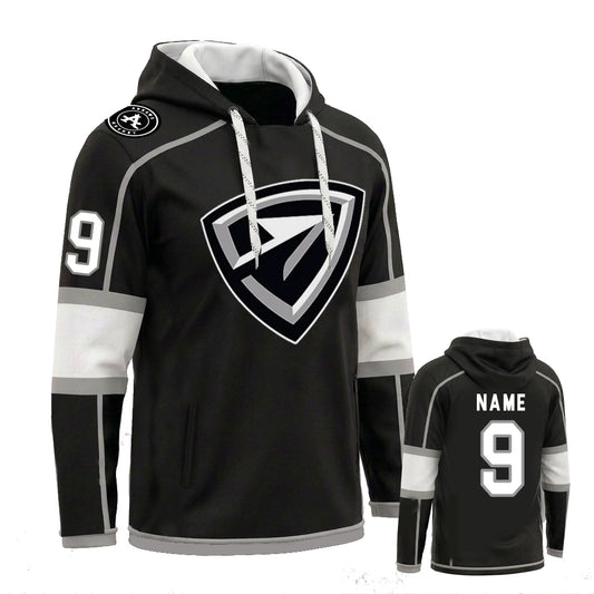 Arrows | Sublimated Stretch Performance Away Jersey Hood (Black)