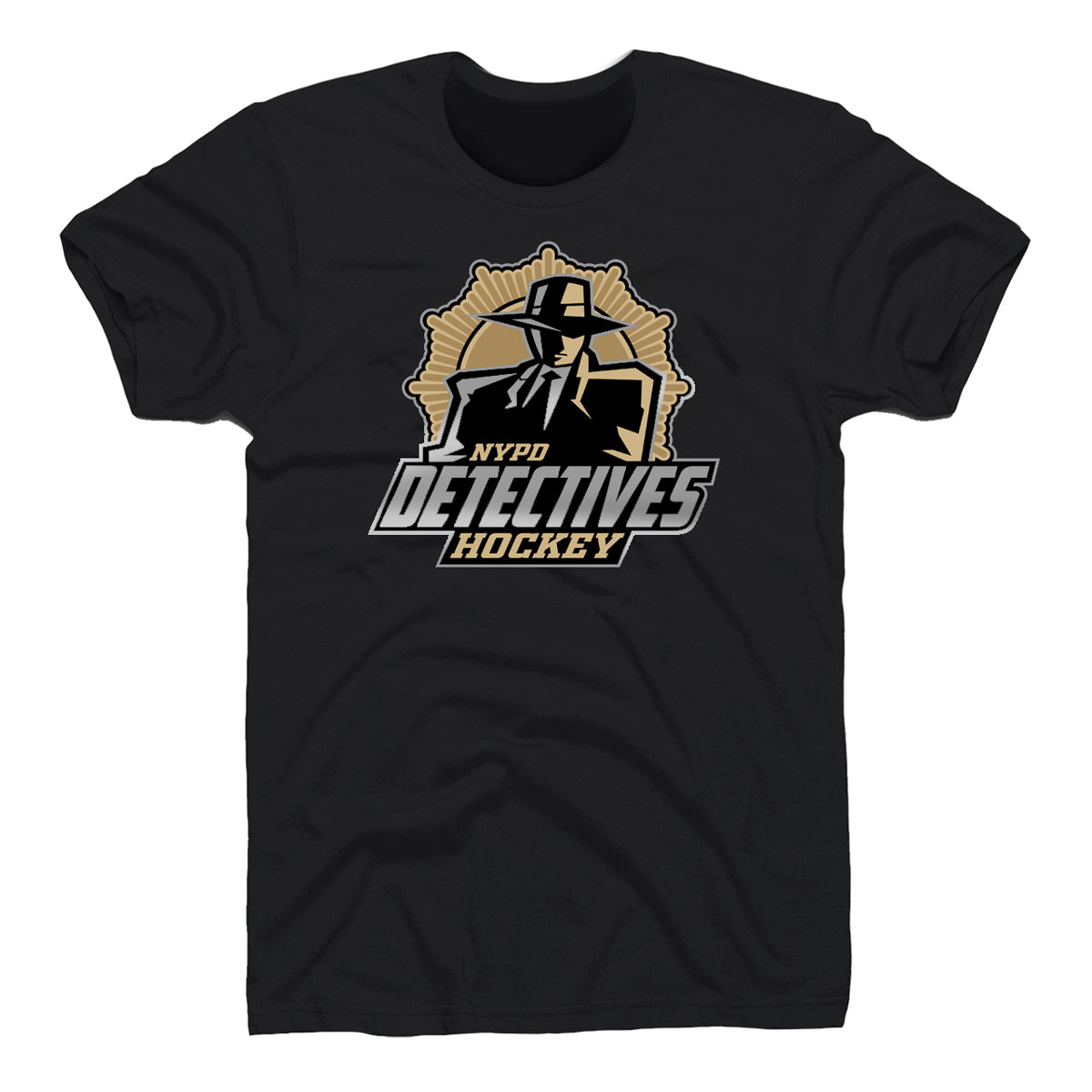 NYPD Detectives | Black Tee - New Logo