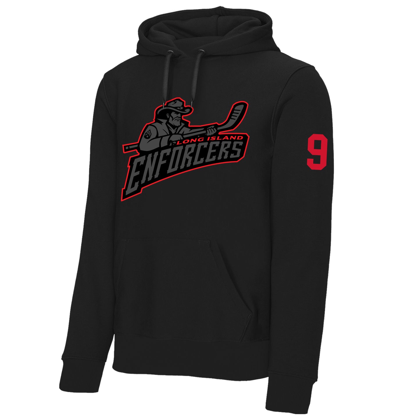 Enforcers | Blackout Logo Hood (Black)