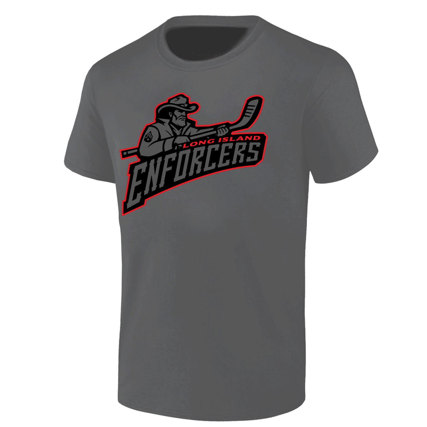 Enforcers | Blackout Logo Tee (Grey)