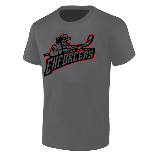 Enforcers | Blackout Logo Tee (Grey)