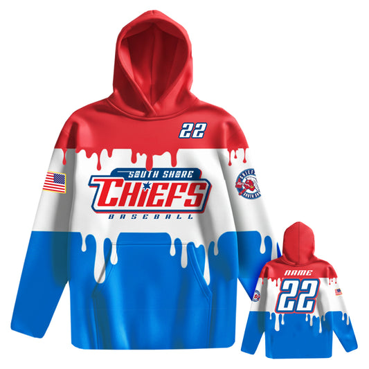 SS Chiefs | Sublimated Fleece Lined "Bomb" Hoodie