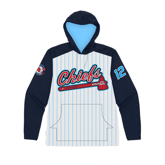 SS Chiefs | Sublimated Fleece Lined Pinstripe Hood