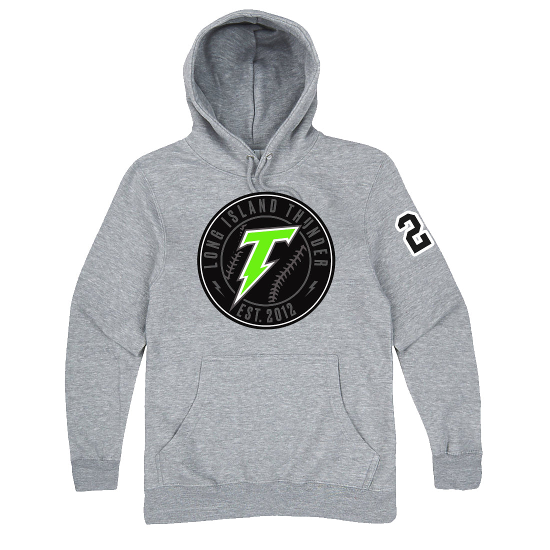 LI Thunder | Circle Logo Hood (Grey)