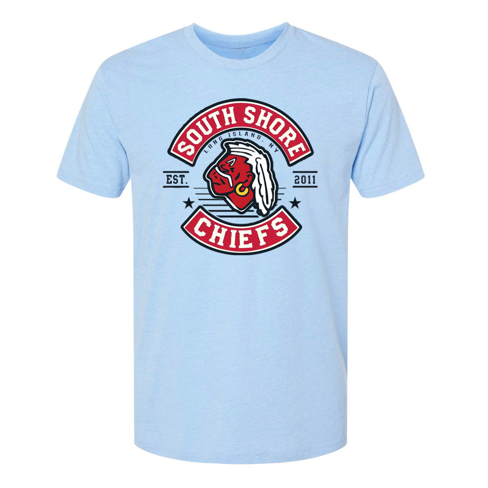 Chiefs | Retro Circle Logo Tee (Light Blue)