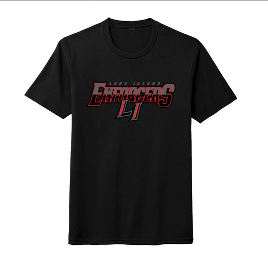 Enforcers Hockey | Wordmark Logo Tee (Black)
