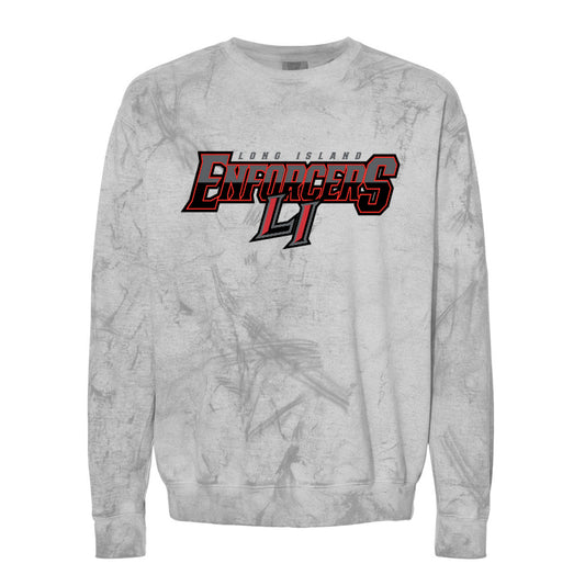 Enforcers Hockey | Wordmark Logo Comfort Colors® Crewneck Sweatshirt (Smoke)