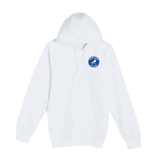Winter Club Figure Skating | Logo Hoodie (White)