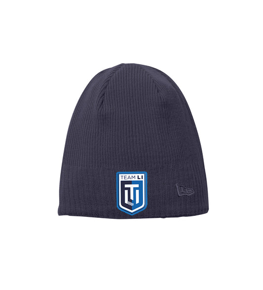 Team LI | New Era® Embroidered Fleece Lined Beanie (Navy)