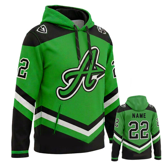 Arrows | Sublimated Stretch Performance Third Jersey Hood (Green)