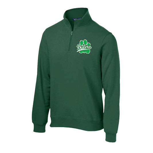 Saltzman | Heavyweight 1/4 Zip Sweatshirt - Green