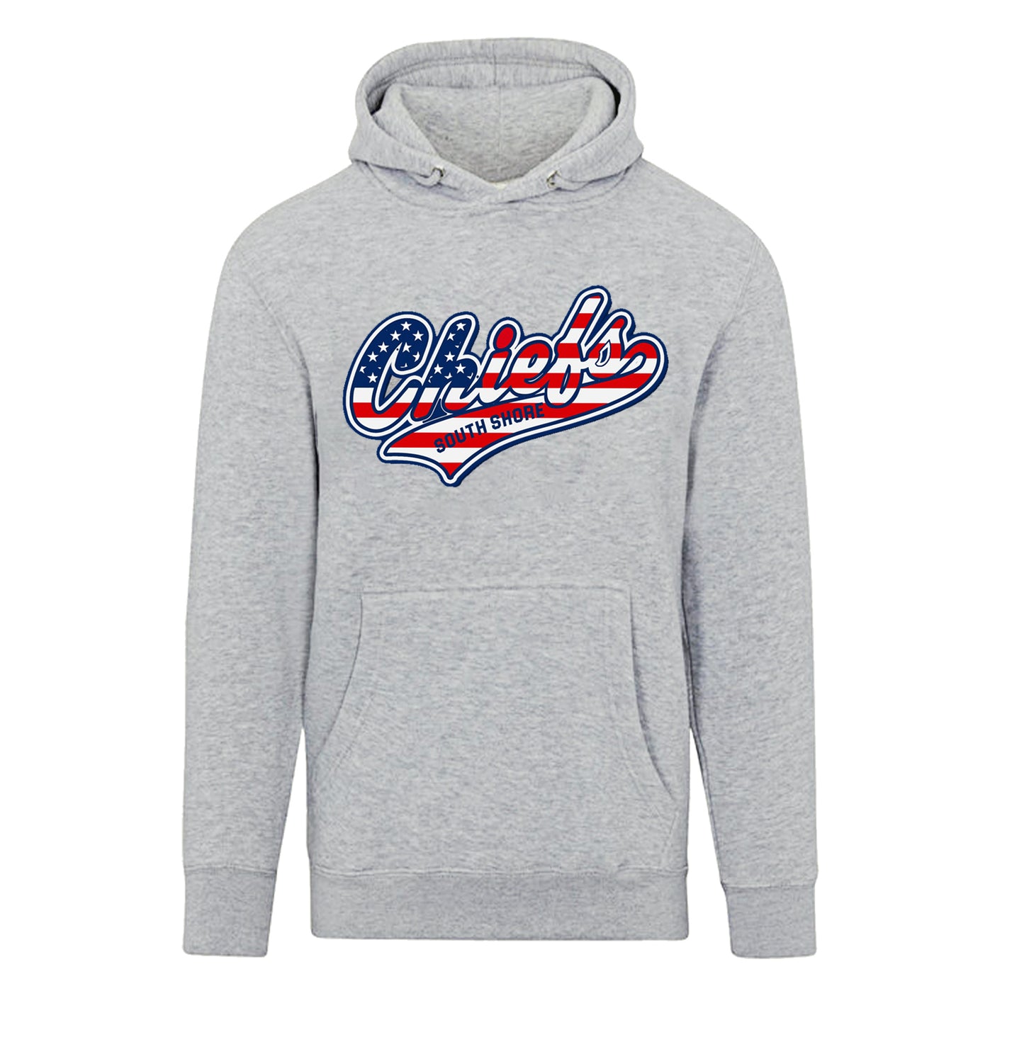 SS Chiefs | Script USA Hood (Grey)