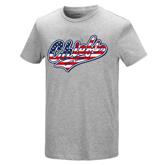 SS Chiefs | Script USA Tee (Grey)