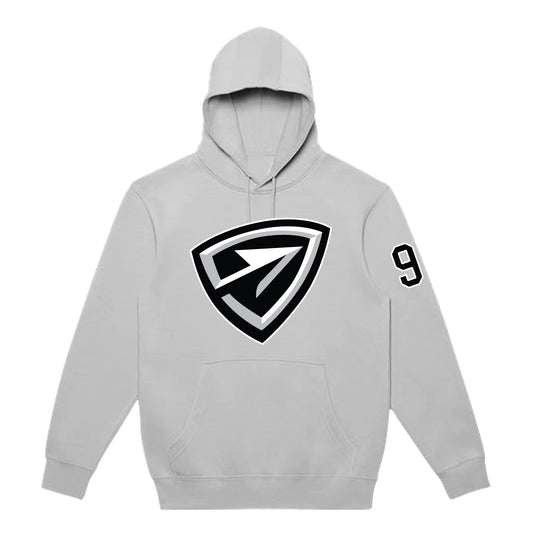 Arrows | Arrowhead Logo Fleece Hoodie (Solid Light Grey)