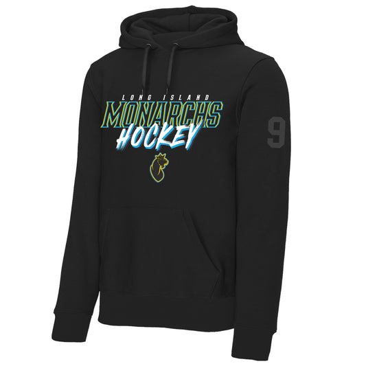Monarchs | Retro Wordmark Hood (Black)