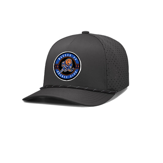 NCPD Hockey |  Lion PVC Logo Performance Rope Cap (Black)