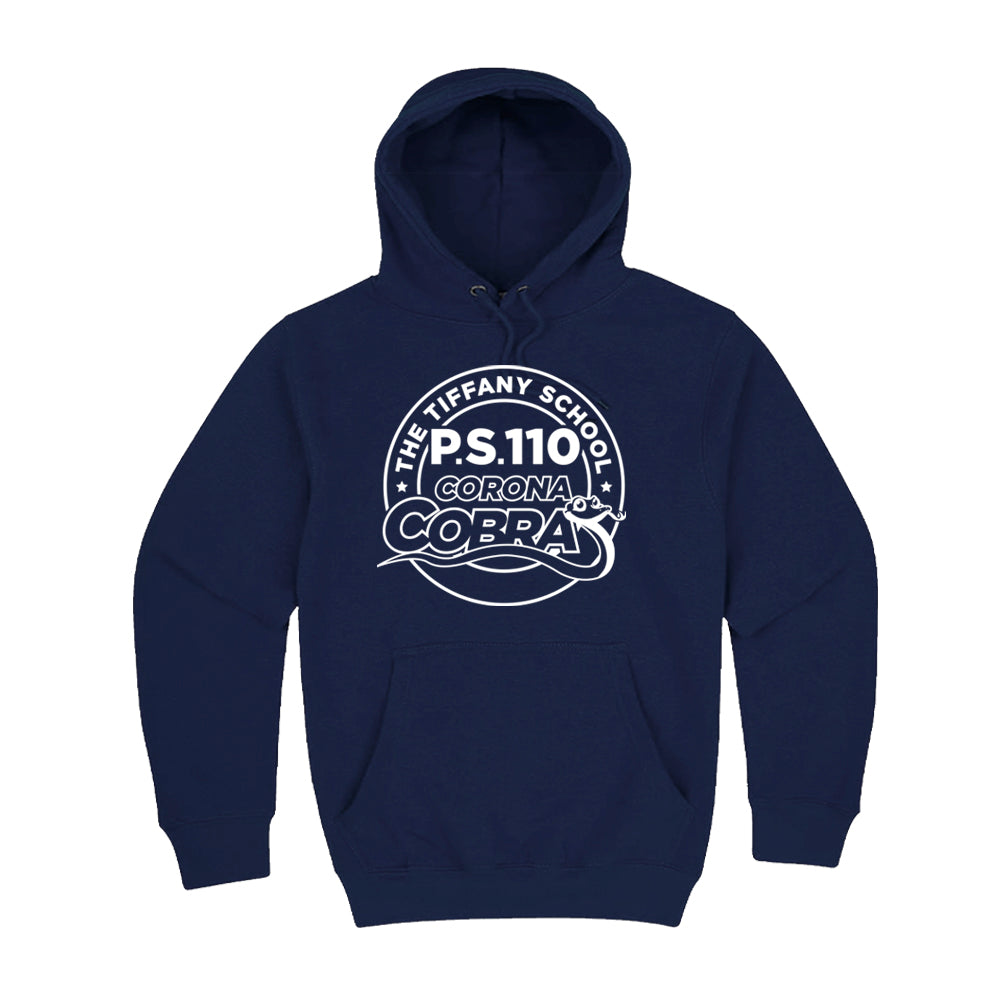 P.S. 110 | Printed Logo Hoodie - Navy