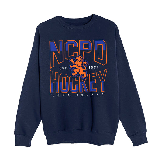 NCPD Hockey | Wordmark Crew (Navy)