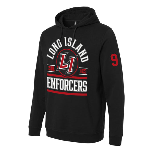 Enforcers | Wordmark Performance Hood (Black)
