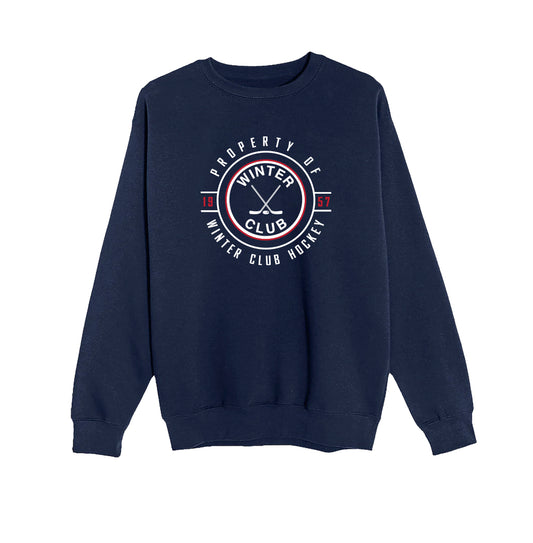 Winter Club | Property Crewneck (Navy)