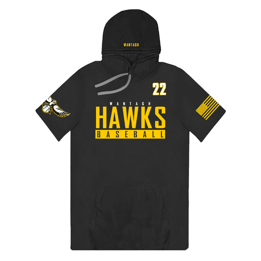 Wantagh Hawks | Sublimated Performance Short Sleeve Training Hoodie