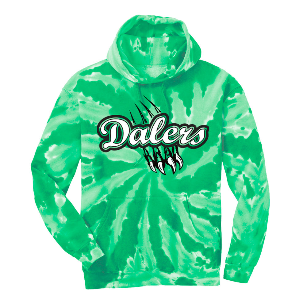 Saltzman | Dalers Claw - Green Tie Dye Hood
