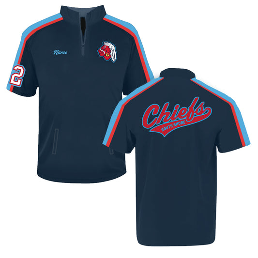 SS Chiefs | 4-Way Stretch Sublimated Cage Pullover (Navy)