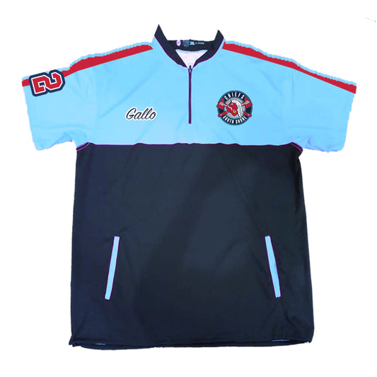 South Shore Chiefs | 4-Way Stretch Sublimated Cage Pullover (Light Blue/ Navy)