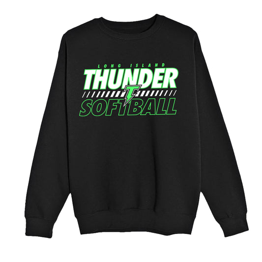 LI Thunder | Wordmark Crew (Black)