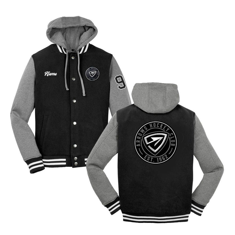 Arrows Hockey | Insulated Letterman Jacket